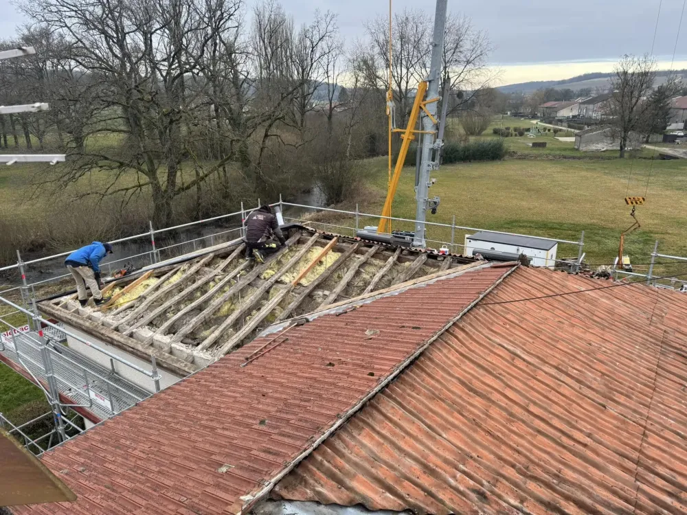 Rénovation toiture près de Jarny